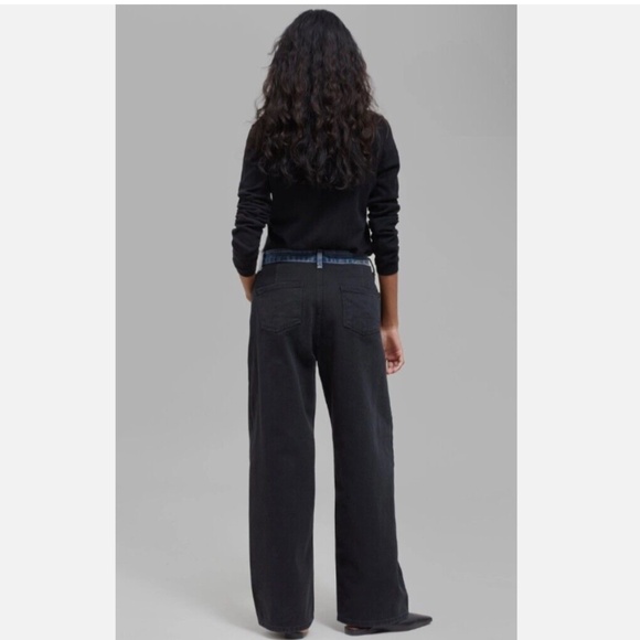 The Frankie Shop Black and Blue Wide Leg Pants - Picture 6 of 15